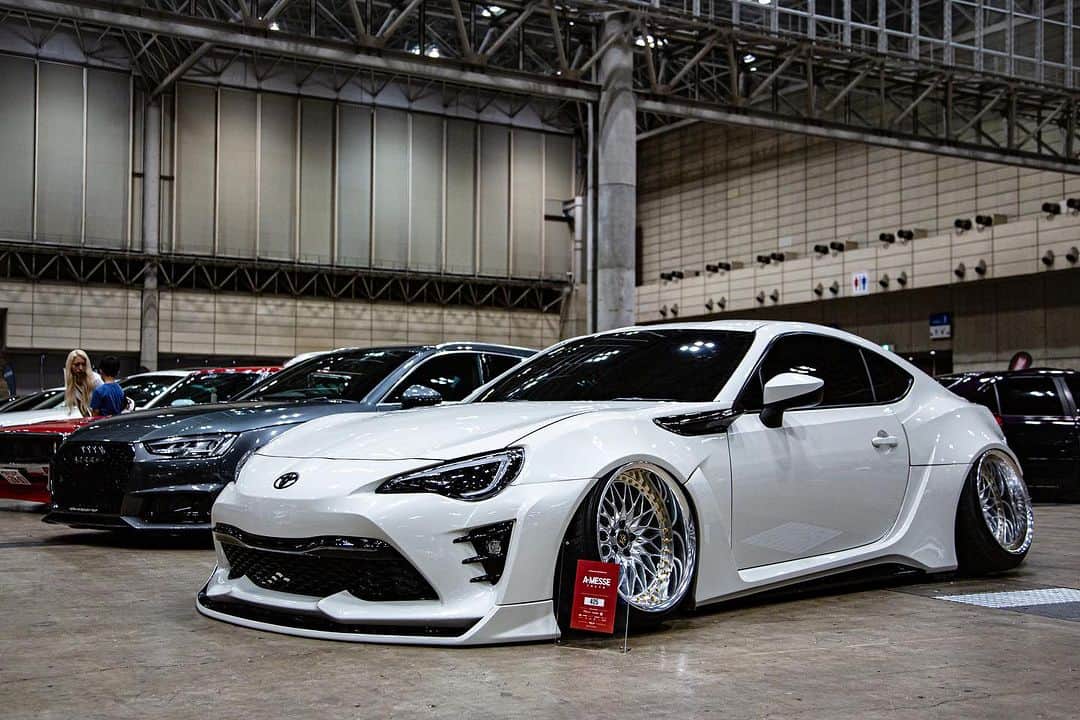 のインスタグラム：「#workwheels #workwheelsjapan #vsxv #workmeister  #86 #brz #amesse」