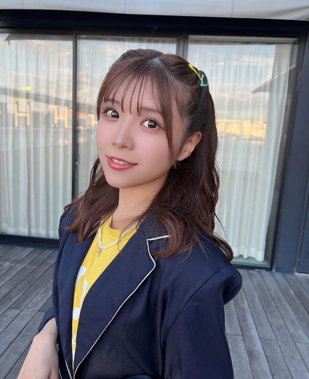 貞野遥香さんのインスタグラム写真 - (貞野遥香Instagram)「はーふちゅいん🌼♡ ⁡ 【OSAKA COLORZ SHOW 2023 powered by SHEIN】に出演させて頂きました！ ⁡ 今年は黄色がドレスコードだったので 黄色のTシャツを☺️ ⁡ そして全身SHEINさんコーデです♪どう？🥰 ⁡ ⁡ #COLORZwithSHEIN2023 #SHEINforall #sheinコーデ  #ootd  #ハーフツイン」8月29日 21時45分 - _haruka_sadano06