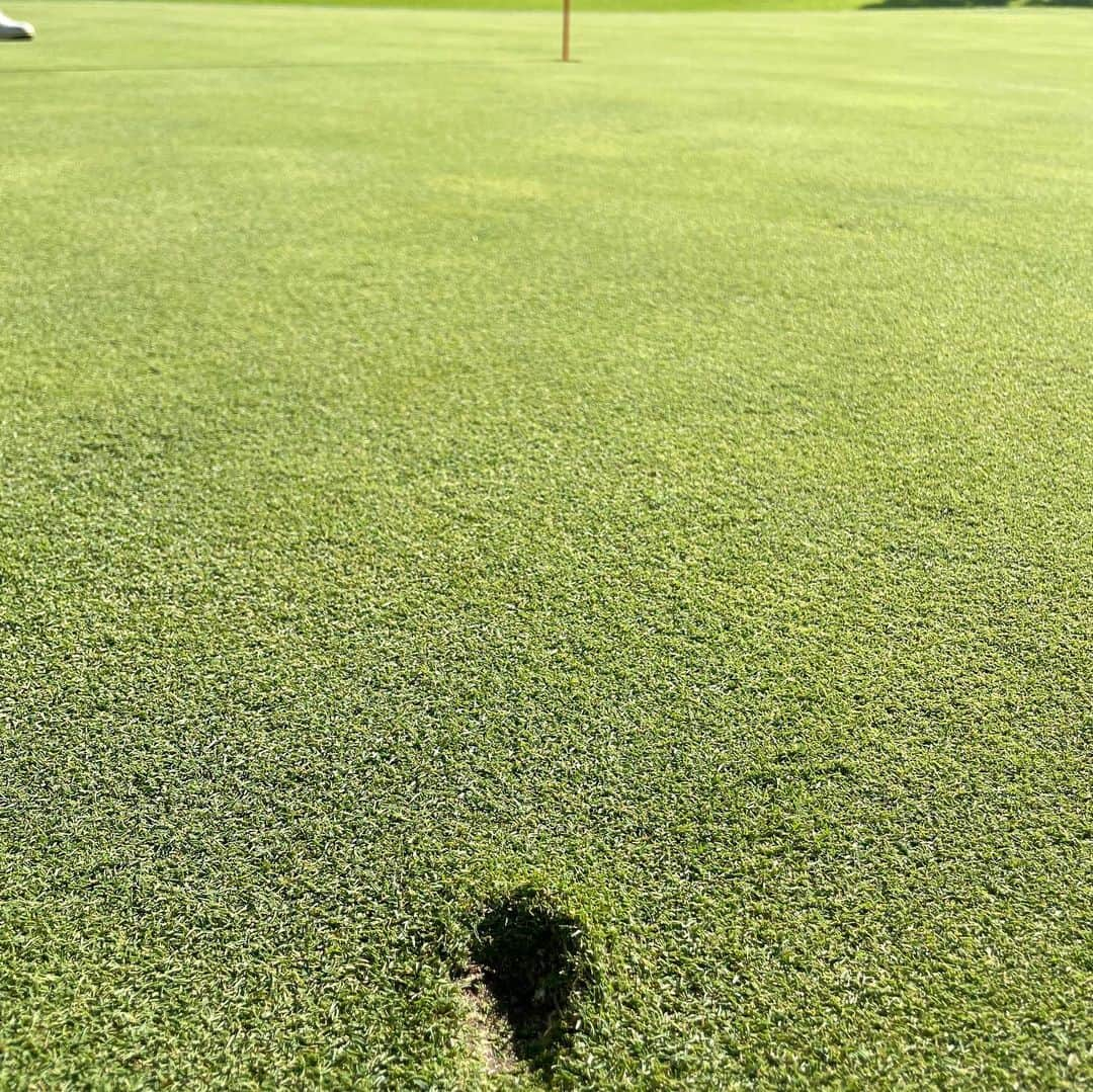 生島早織さんのインスタグラム写真 - (生島早織Instagram)「最終ホール⛳️  7Iで打ったセカンドショットがカップの5ヤード点前に落ちて、カップイン👏  課題を持ってプレーするも、なかなか思う様にスコアにつながらず、ノーバーディゴルフでしたが、最終ホールのイーグルに少し気持ちが軽くなりました😊  ゴルフって〜  色々考える事多過ぎて・・・  シワ増えるわ😭  今日はラウンドレッスンの後、母と合流して☕️  たまにはこんな時間必要❣️  母は、次男の盗塁動画を思い出して笑い出す🤣  母は、双子達に『ばーばは、笑いんぼさん』と、言われている😆  直ぐにケラケラ笑う🤣 笑いが止まらない🤣  怒りんぼさんより良いよね😅  双子達よ❣️ どうかママを怒りんぼさんにさせないでおくれ〜😅  #双子育児 #双子ママ #ママはプロゴルファー  #イーグル #最終ホール #笑んぼう #怒りんぼ  #母と☕️」8月29日 22時17分 - saori.ikushima