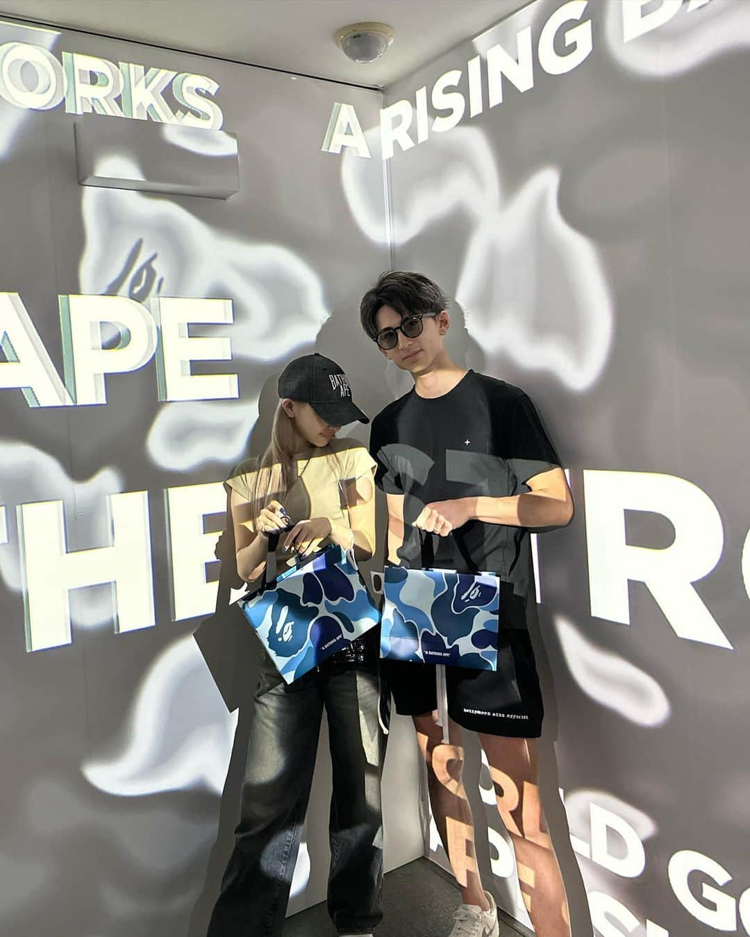 前田俊のインスタグラム：「A BATHING APE❤️‍🔥」