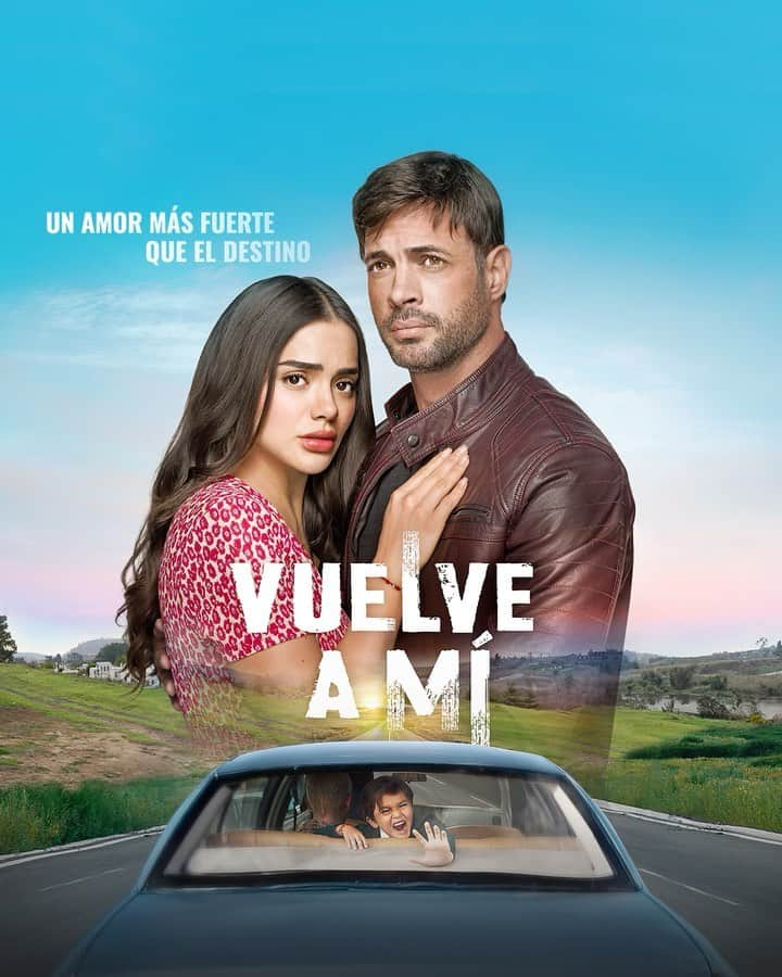 ウィリアム・レビーのインスタグラム：「¡El lunes 9 de OCTUBRE a las 9PM/8C llega a Telemundo #VuelveAMi! A él le arrebataron 5 años, a ella…su hijo. Juntos, unirán fuerzas para recuperar lo perdido y lucharán por una historia de amor más fuerte que el destino 🤍⏳」