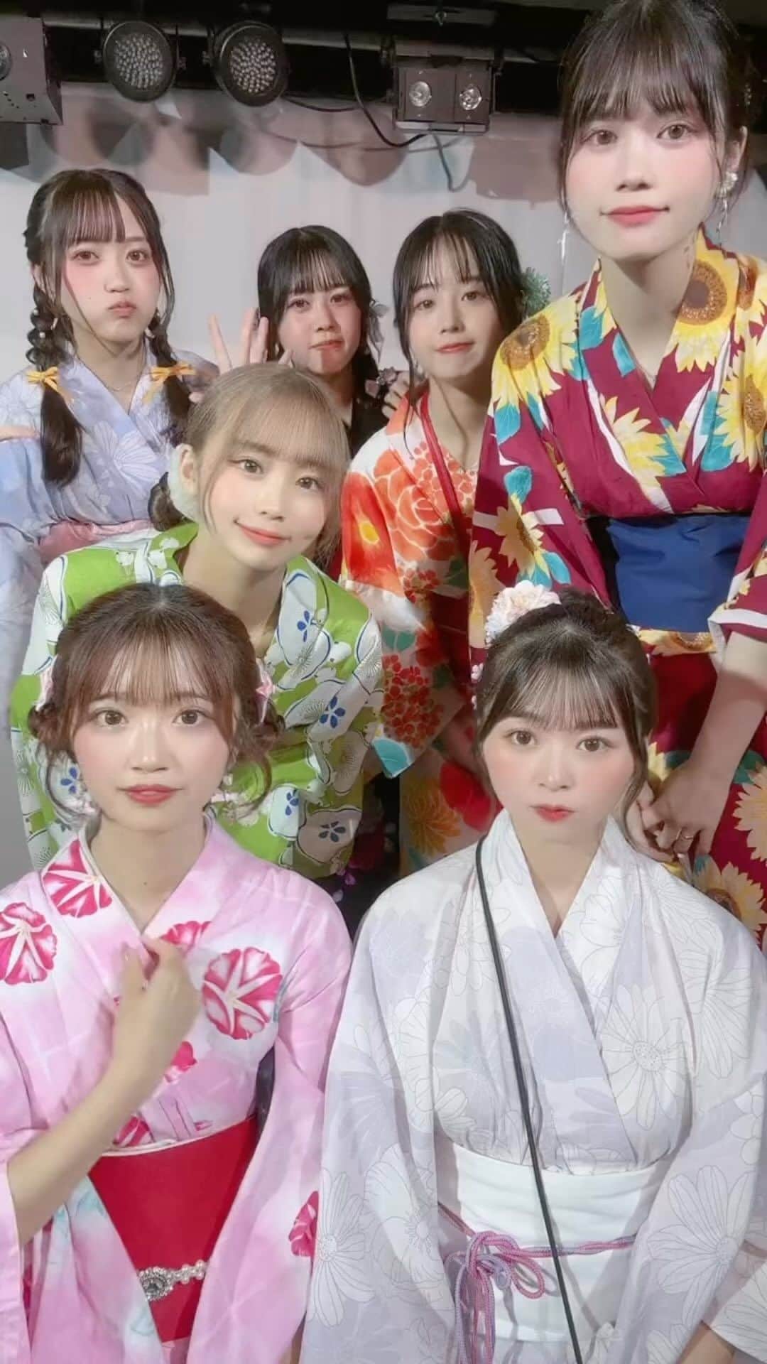 PureGiのインスタグラム：「夏の思い出にPureGiのライブおいでっ💘  #PureGi #ぷれっぢ #アイドル #アイドルグループ #Z世代アイドル #fyp #おすすめ #浴衣」