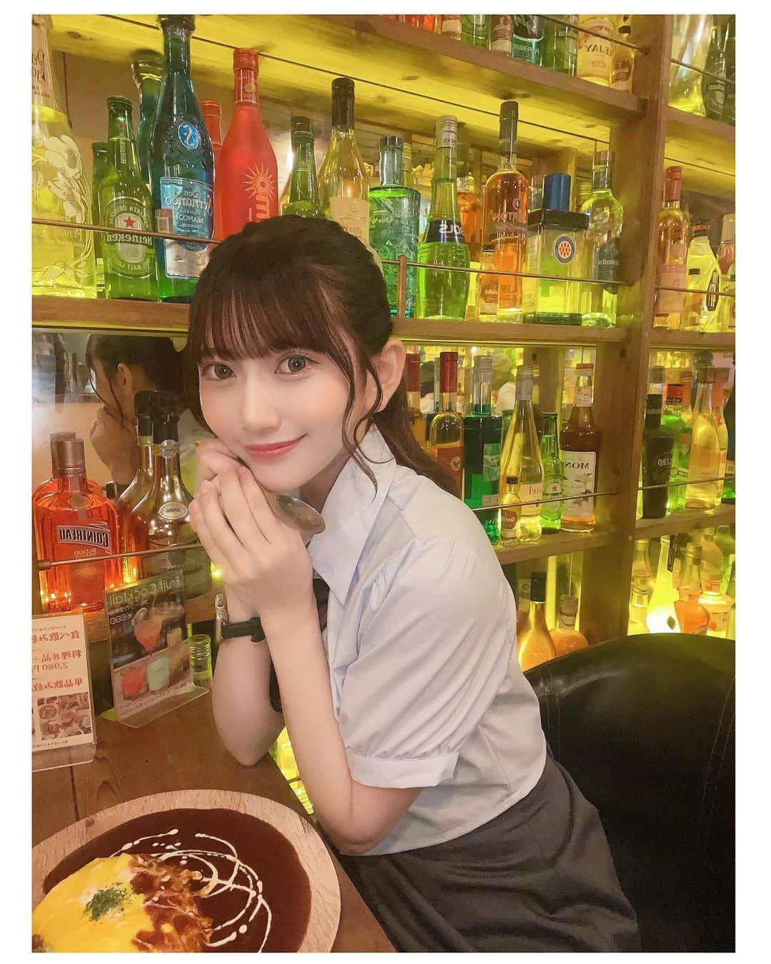 山田麻莉奈さんのインスタグラム写真 - (山田麻莉奈Instagram)「. 福岡帰ったら絶対行くとこ♡ ̖́-  #ケバブバーアンプル #グルグルチキン #天神居酒屋」8月29日 22時38分 - marina.yamada_324