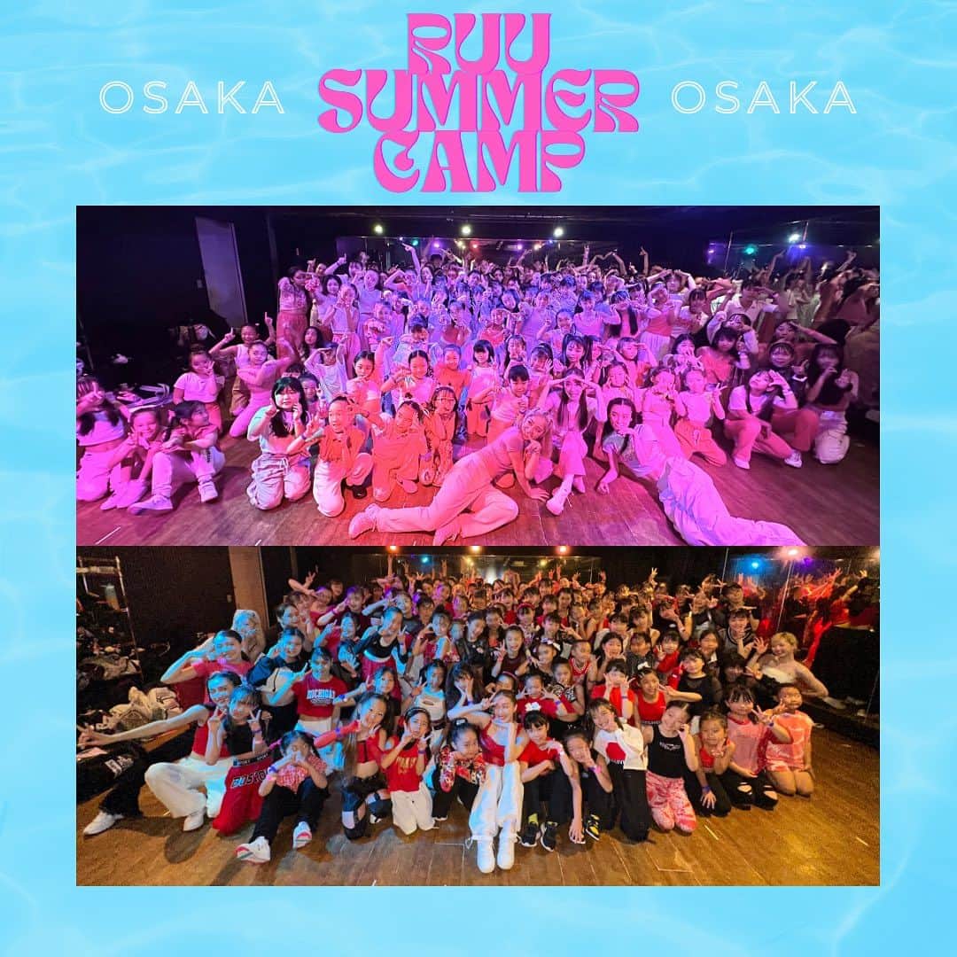 Ruuのインスタグラム：「💖🌺RUU SUMMER CAMP OSAKA🌺💖  大好きな大阪、ありがと〜〜〜〜🥹🫶🏻🌺💫 また来るね❤️  NEW #MOONLICIOUS も完売でした😭🙌🏻💖 みんな着てくれてうれしかったなー🫶🏻💕」