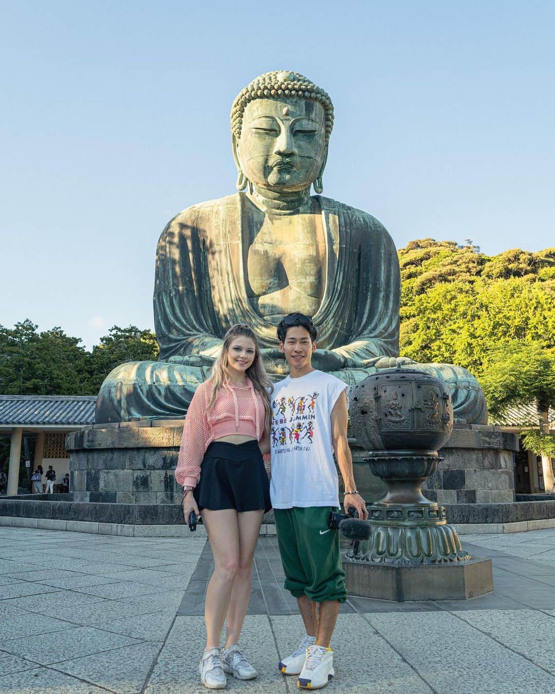 はるきのインスタグラム：「This was absolutely one of my favorite spots in Japan. Super relaxing but also there is a sense of power😳」