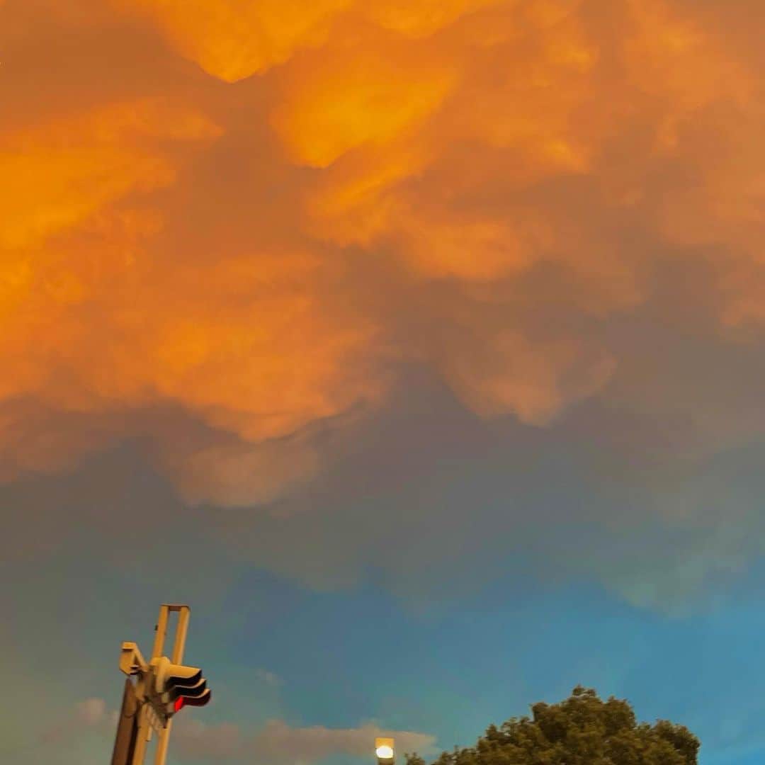 寺坂頼我さんのインスタグラム写真 - (寺坂頼我Instagram)「雲が焼けてて綺麗でした」8月29日 14時42分 - m9_raiga
