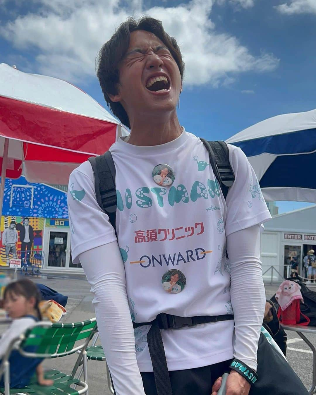 杉山宗賢のインスタグラム：「ミストーーーーー！！！！！！  #ミストマン #お台場冒険王」