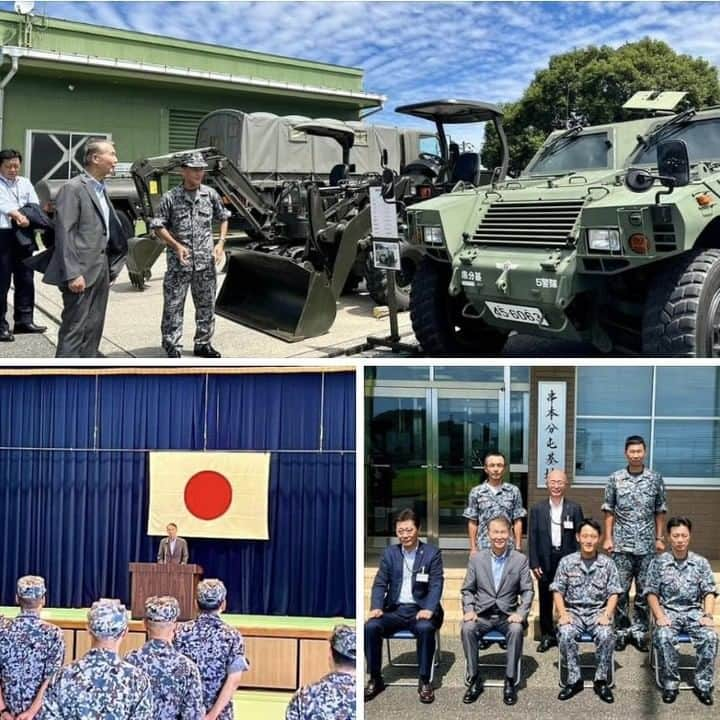 きいちゃんさんのインスタグラム写真 - (きいちゃんInstagram)「【知事活動報告】 航空自衛隊串本分屯基地を訪問。太平洋方面の対空警戒監視を任務とする第5警戒隊が24時間体制で活動。災害時には県民を助けていただき、また、基地のある大島で火災が発生した時には消火活動もしてもらいます。鳥塚直樹司令をはじめ隊員の皆さんに感謝の思いをお伝えしました。  #和歌山県 #航空自衛隊」8月29日 15時28分 - wakayamapref_pr