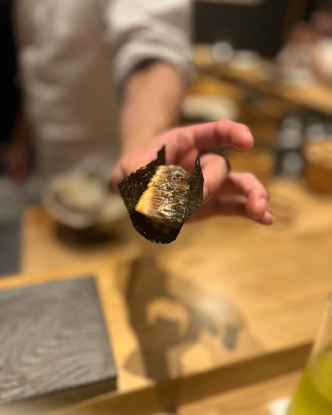 長瀬葵のインスタグラム：「鮨 赤酢  ▷錦三丁目  #鮨スタグラム  #赤酢」