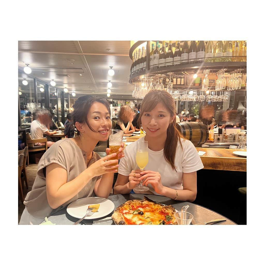 羽村亜美のインスタグラム：「大阪にて。 ひさーしぶりに！！！  竹村美緒ちゃん。  たくさん笑ったー！！！」