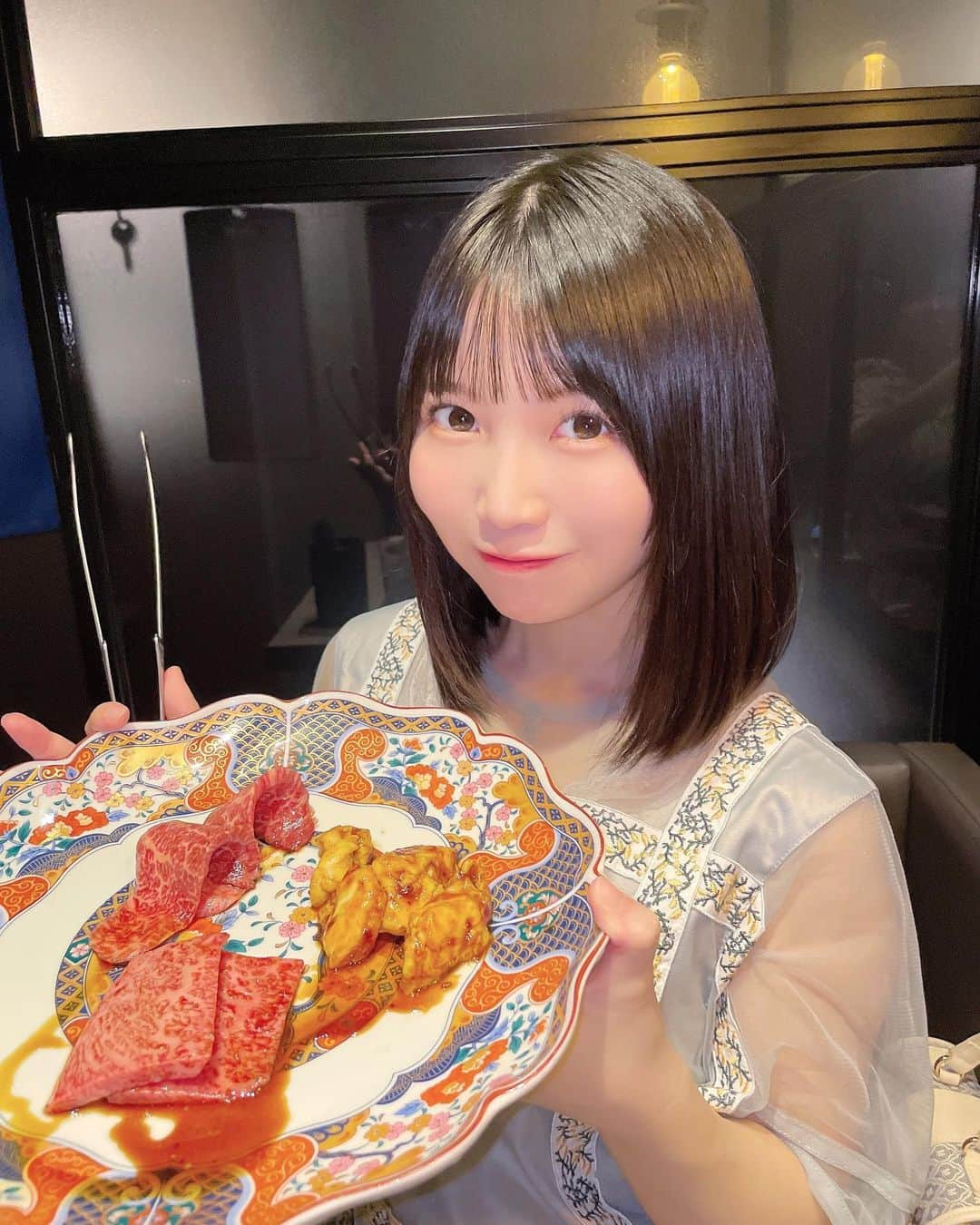 雪村花鈴のインスタグラム：「贅沢しちゃったあああ🥰  渋谷焼肉　かみ山　さんのコース食べてきたよ〜！ヒレカツサンドが花鈴のお気に入りでした、、♡  PR @shibuya_kamiyama #東京焼肉 #渋谷焼肉かみ山 #渋谷焼肉 #個室焼肉 #奥渋 #接待 #焼肉デート」