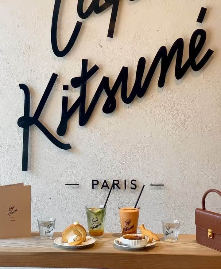 Café Kitsuné Parisのインスタグラム：「A world of flavor at #CafeKitsuneAoyama, each sip and bite is a journey of taste and delight 🍰☕」