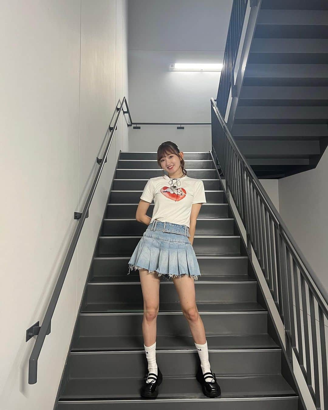 川村文乃のインスタグラム：「🐇🐈  動物Tシャツハマってる💘  #ANGERME#アンジュルム#川村文乃#かむくろーぜっと」