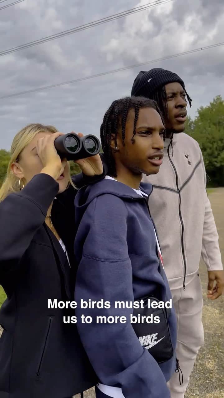 ナイキフットボールのインスタグラム：「A group of @spursofficial fans caught wind of a rare ‘Brazilian Pigeon’ wearing the new Tottenham Hotspur 2023/2024 Third Kit.  #NikeFC」