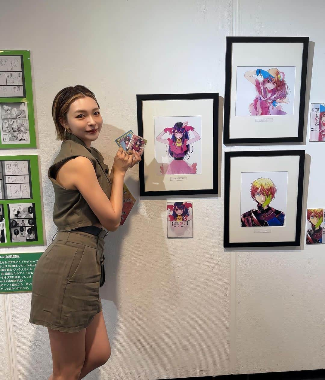 Hitomiのインスタグラム：「❤︎  この間赤坂アカの世界展行ってきたよーっ😚💜 みんな可愛くて大興奮🐰💕💕 推しの子グッズたくさんゲットした🥰 最近グッズがたくさん出て困ってる😳笑 かぁいくてかぁいくてついつい手が止まらん🫶💖笑  #赤坂アカの世界展 #赤坂アカ　#推しの子　#oshinoko #アニメ　#漫画　#アニメ大好き　#漫画大好き　#ヲタ活」