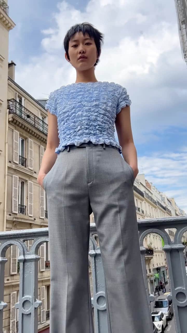 MATCHESFASHION.COMのインスタグラム：「Top of the tops: @superyaya100’s Crushed Popcorn T-shirt.  Only available at #MATCHES.」