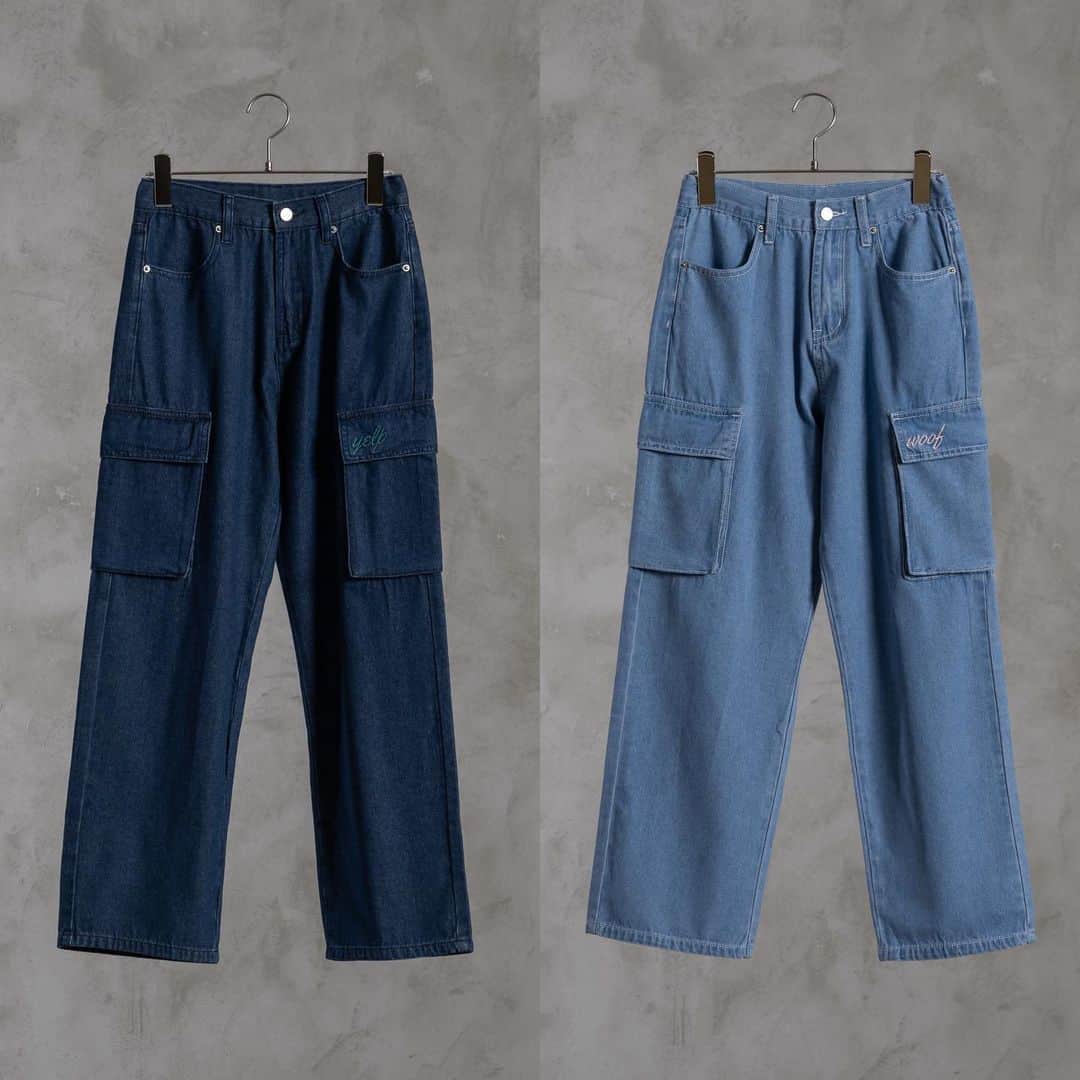 こねねこさんのインスタグラム写真 - (こねねこInstagram)「8月31日20時　@inter_factory  ZOZOTOWNで販売開始します！！！  ※当日19:30〜 @nene146cm のアカウントにて販売直前インスタライブ  【Instagram】低身長コーデ「nene」 - デニムカーゴパンツ　made in INTER FACTORY  ¥6,600   今回の商品は本当に本当に本当に 低身長の需要にブッ刺さりです笑  ほんとにボトムス困るよね（ ; ; ）  丈は長いしウエストはデカいし...  それを全部解決しました！！！！  ベルトなしでウエストが調整できる「アジャスター」を内側につけたよ◎  刺繍は大人気だったショルダーバッグのワンコシリーズと同じで犬の鳴き声が刺繍されています！！！  私のおすすめカラーはブルー！ ブルーに緑の刺繍が可愛い〜 春夏秋冬きやすいから超おすすめ！  ライトブルーはブルーよりも女の子らしい印象で刺繍はピンクです！  アーカイブにもまとめるから是非〜  みんなにお届けできますよーに🫶🏻  #低身長コーデ  #低身長ファッション  #低身長女子  #カーゴパンツ  #カーゴパンツコーデ  #デニムコーデ  #デニムパンツ  #デニムカーゴパンツ  #カジュアルコーデ  #カジュアルファッション  #ニットコーデ  #秋冬コーデ  #zozotown購入品」8月29日 19時02分 - nene146cm