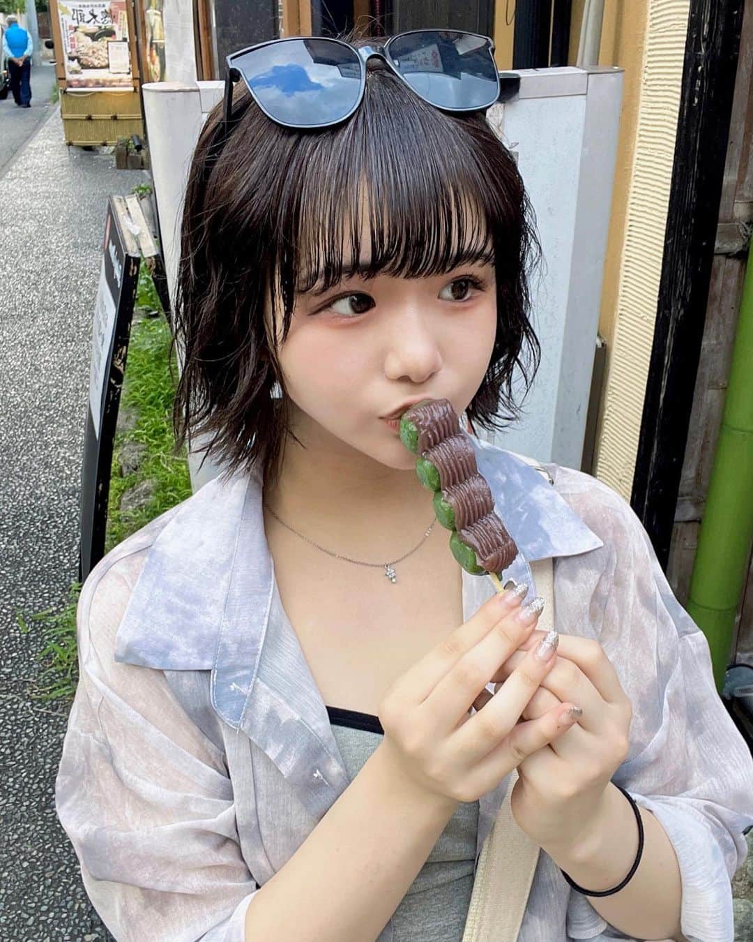 のインスタグラム：「🍡🍡🍡 かまくら〜🚗」