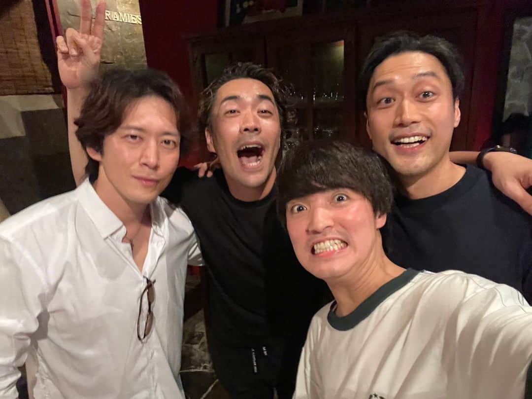 内田朝陽のインスタグラム：「ドラコ達とスコーピウス #マルフォイ家 #ドラコズ #家族 #舞台ハリポタ #ハリーポッターと呪いの子」