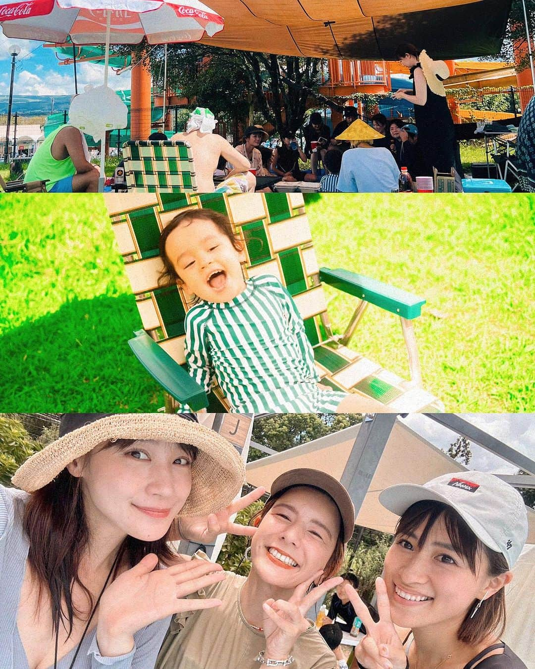 スザンヌさんのインスタグラム写真 - (スザンヌInstagram)「夏休み終わったぁ🍉🌻（2023年の夏になんの悔いもございませんっ！！！！） 今日から新学期▶️ 親子で朝から白目で出発っ😳笑 2学期も頑張ろうねっ！  昨日までのラストツーデイズは #エミナースプール でプールおさめ🏊‍♂️ 初日はBBQを挟みつつのほぼオープンラストで手がふやけるくらい泳ぎきりました♡2日目も朝からひと泳ぎ🏊‍♀️ （子ども達の体力本当にすごいっ）  なんと今回！！ @maki_aizawa0414 さん親子も来てくれたんだよう🥰❤️なんだなんだ夢か！ ずーっと会いたかった @fanfan_closet 親子まで🥰しあわせすぎます♡♡♡ 熊本満喫してくれてたら嬉しいなぁ😌  @nana_uchida 姉妹とQちゃんとも 遊べて飲めて💚（夜は泊まりで😌）  @chikichikikumamoto  @shu_sakkun  @swgwrw  @erinadeguchi  BBQの準備から設営からなにからなにまで本当にありがとう🥰❤️感謝ばかりです🙏  @momiko1230  @gowasuchiyan  @sakika21  @55kuu  一緒に夏出来て本当しあわせ。 ありがと🌻」8月29日 19時38分 - suzanneeee1028