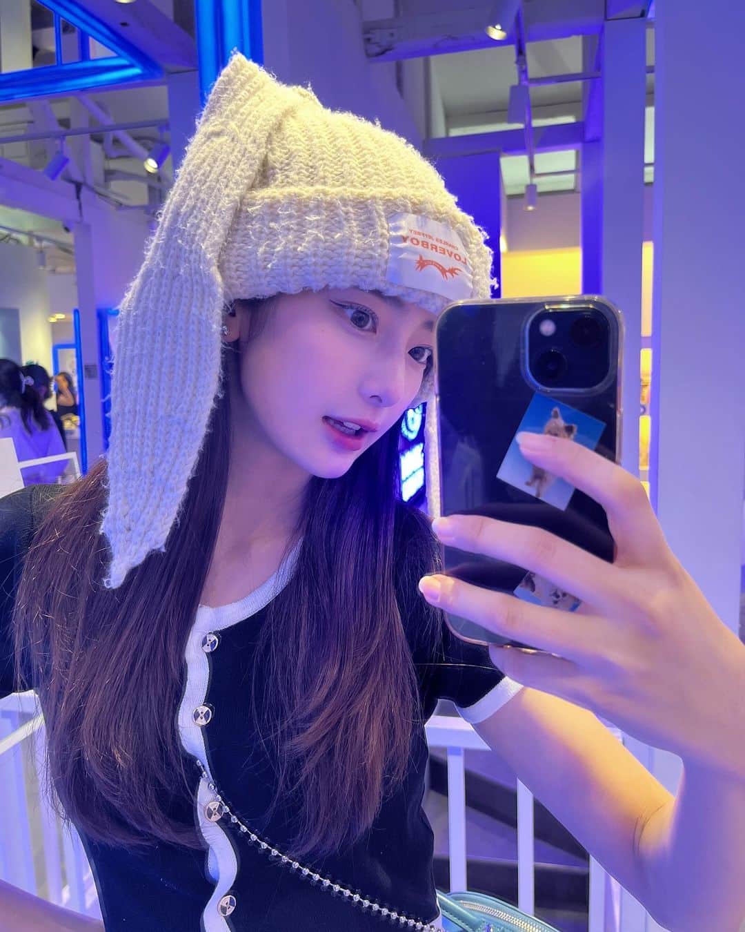 大西陽羽のインスタグラム：「🐰🐰🐰」