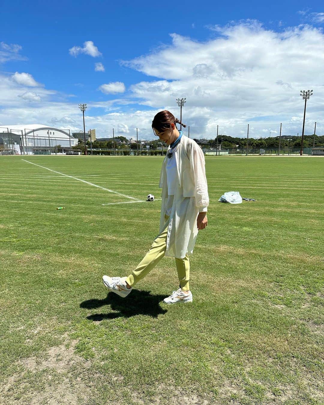 迫田さおりのインスタグラム：「・ 暑かったけど、いろんな方々といっぱい笑って楽しいロケでした😆 ・ 鹿児島での特番になります。 また詳細は連絡します🍉 ・ ・」