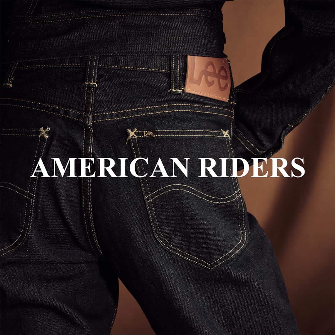 のインスタグラム：「. AMERICAN RIDERS  脈々と受け継がれる王道のコレクション  Leeの根幹をなすアメリカンライダースシリーズ。 その歴史は、約100年前にまで遡ります。 101をはじめとする、長い歴史における王道のラインナップを守りながらも現代的なアレンジに加え、 環境負荷の低い素材や製法も取り入れて、日本製による安定した品質で作られるジーンズのコレクションが、"アメリカンライダース"なのです。  #lee #leejapan #leejeans #americanriders #リー #リージャパン #アメリカンライダース」