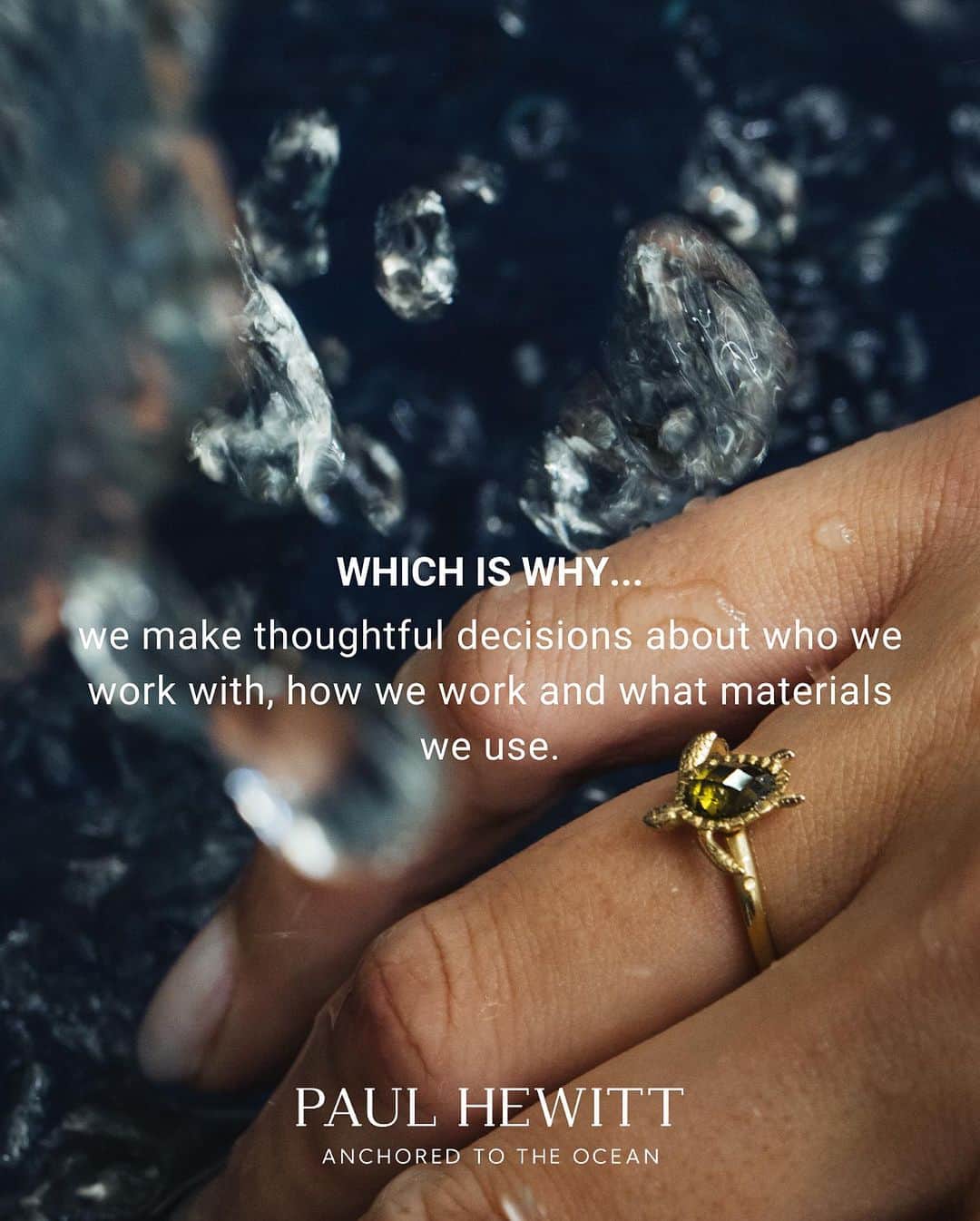 PAUL HEWITTさんのインスタグラム写真 - (PAUL HEWITTInstagram)「🌊 We are not trying to be perfect, but we are working on being better at bringing the beauty to the ocean to everyone! #PaulHewitt #oceanjewelry」8月30日 0時00分 - paul_hewitt