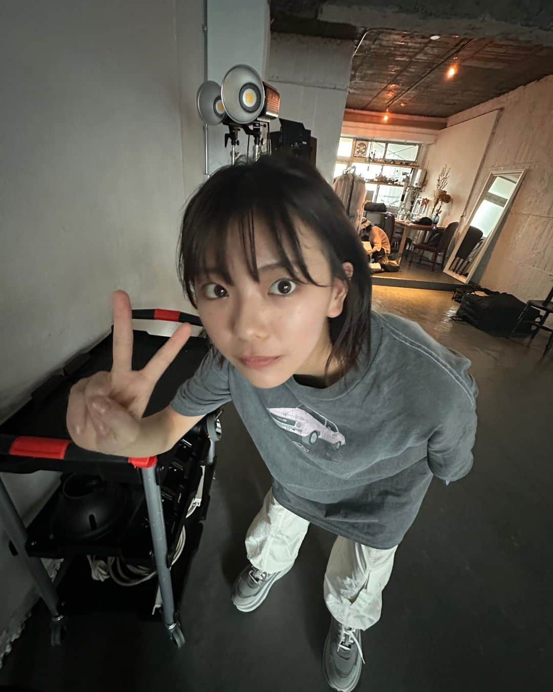 大熊杏優さんのインスタグラム写真 - (大熊杏優Instagram)「今日は撮影だったよーん！ もう夏も終わるね😶」8月29日 21時06分 - ayuokuma