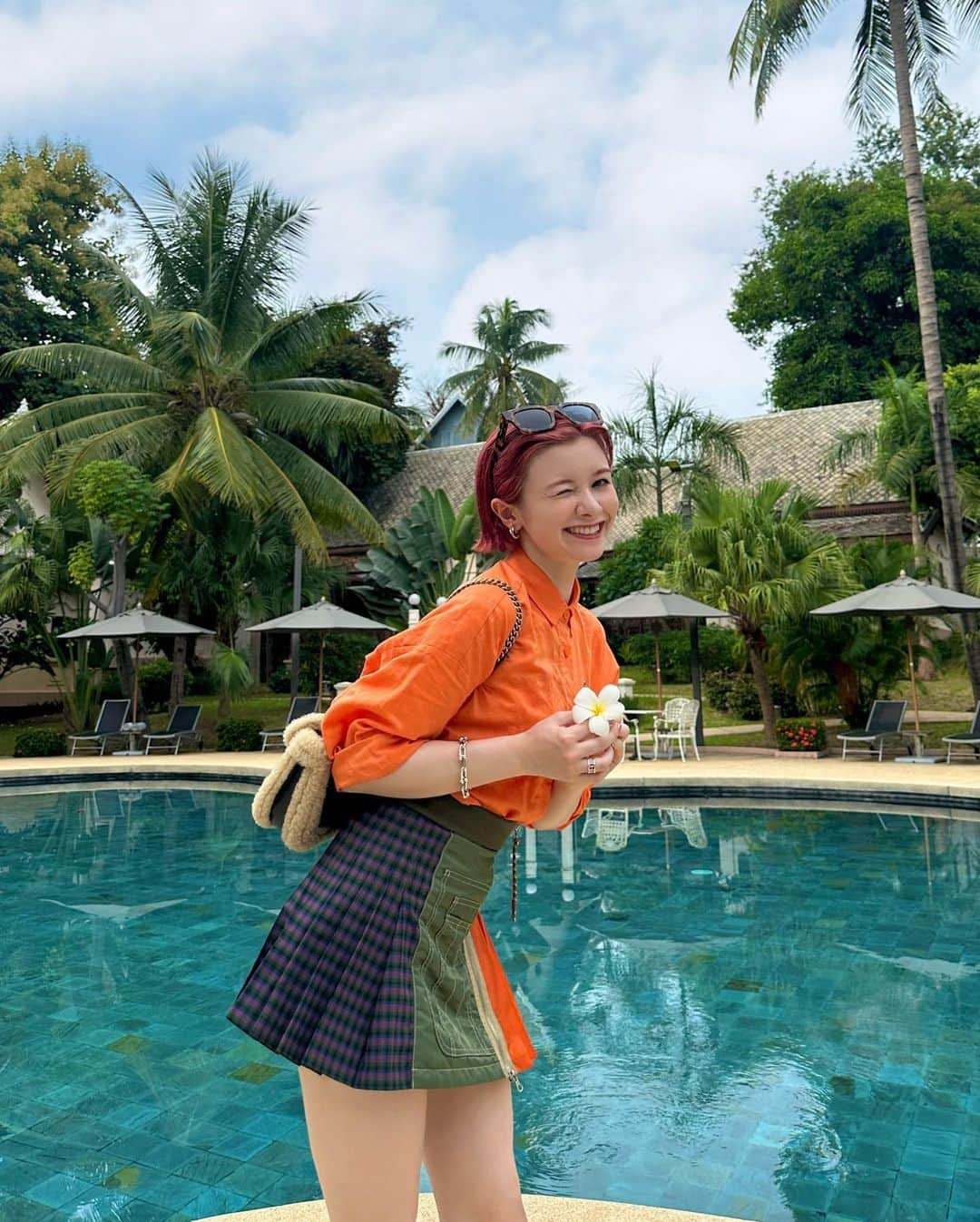 ガーダオ・メラニーさんのインスタグラム写真 - (ガーダオ・メラニーInstagram)「My Laos Trip🇱🇦📍💯 ラオスで象使いになってきました！🐘 また行きたいな🐾➰」8月29日 21時20分 - melaniegrdt