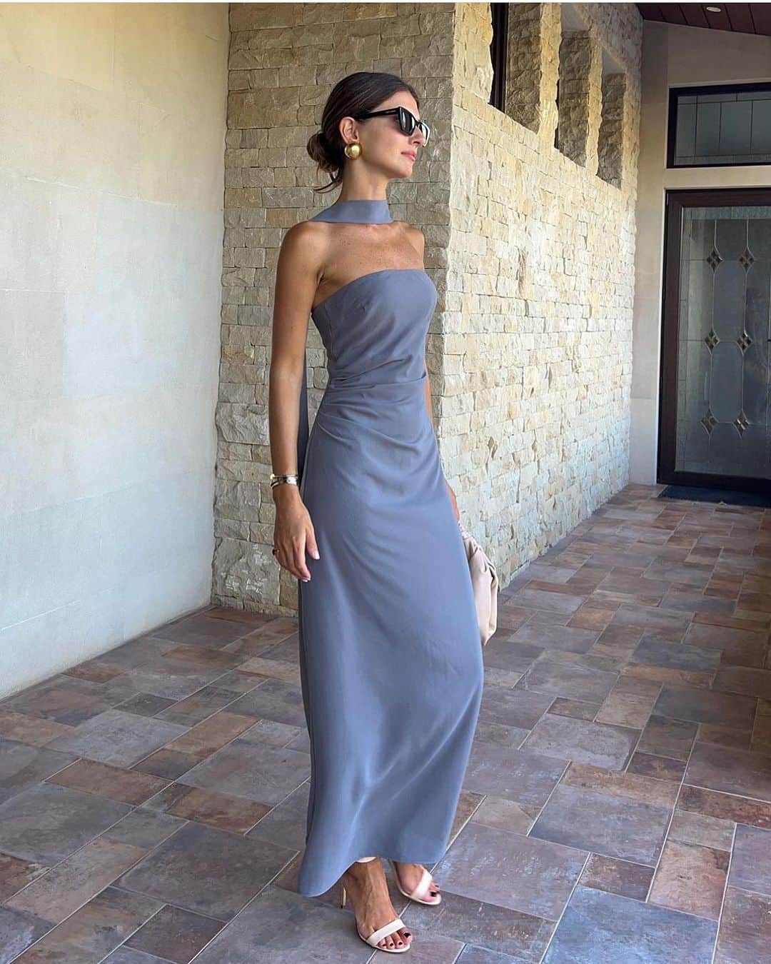 KOOKAI のインスタグラム：「Muse @lemanm snapped in the Koko Scarf Dress •• Available online and in boutiques #kookai」