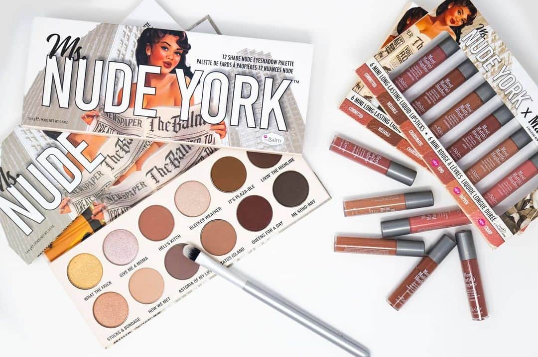 the Balmのインスタグラム：「GIVEAWAY 🚨 Ready to rock the Ms. Nude York look? We're giving away the ultimate duo – an eyeshadow palette and lip kit that will have you strutting like you're on a New York catwalk. Get in on the glam and enter now! 💄🗽 #NudeYorkStateOfGlam  TO ENTER: 💞 LIKE & save this post  💞 FOLLOW @thebalm 💞 TAG a bestie (each tag counts as 1 entry)  💞 CHECK back here tomorrow for a surprise  💞 BONUS follow us on Tik Tok @thebalm   Not sponsored by Instagram or Facebook. One winner will receive a Ms. Nude York palette and Ms Nude York x Meet Matte Hughes lip kit. Begins August 29th and ends September 1st. Winner announced September 2nd. Must follow entry requirements to qualify. Good luck!   @thebalm #thebalm #GIVEAWAY #beautygiveaway #makeupgiveaway #thebalmcosmetics #msnudeyork #palette #cleanbeauty #greenpackaging #instamood」