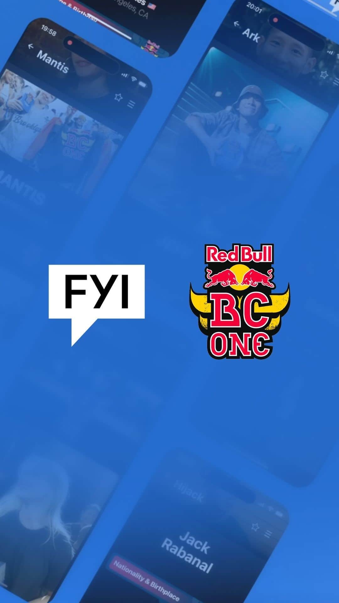 ウィル・アイ・アムのインスタグラム：「FYI is the official communication & collaboration tool for Red Bull BC One. FYI is proud to celebrate and share the breakers’ success🔥」
