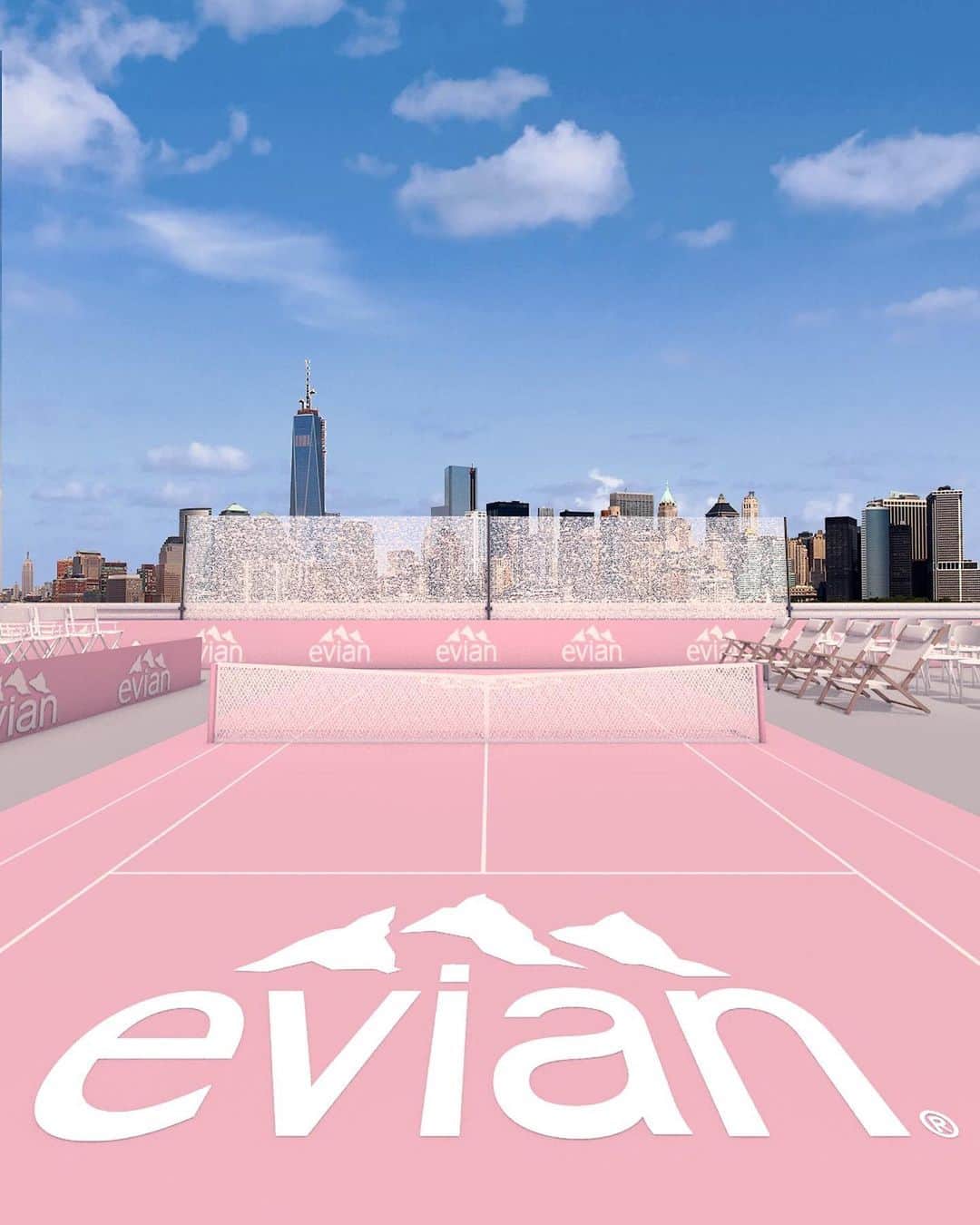 evianのインスタグラム