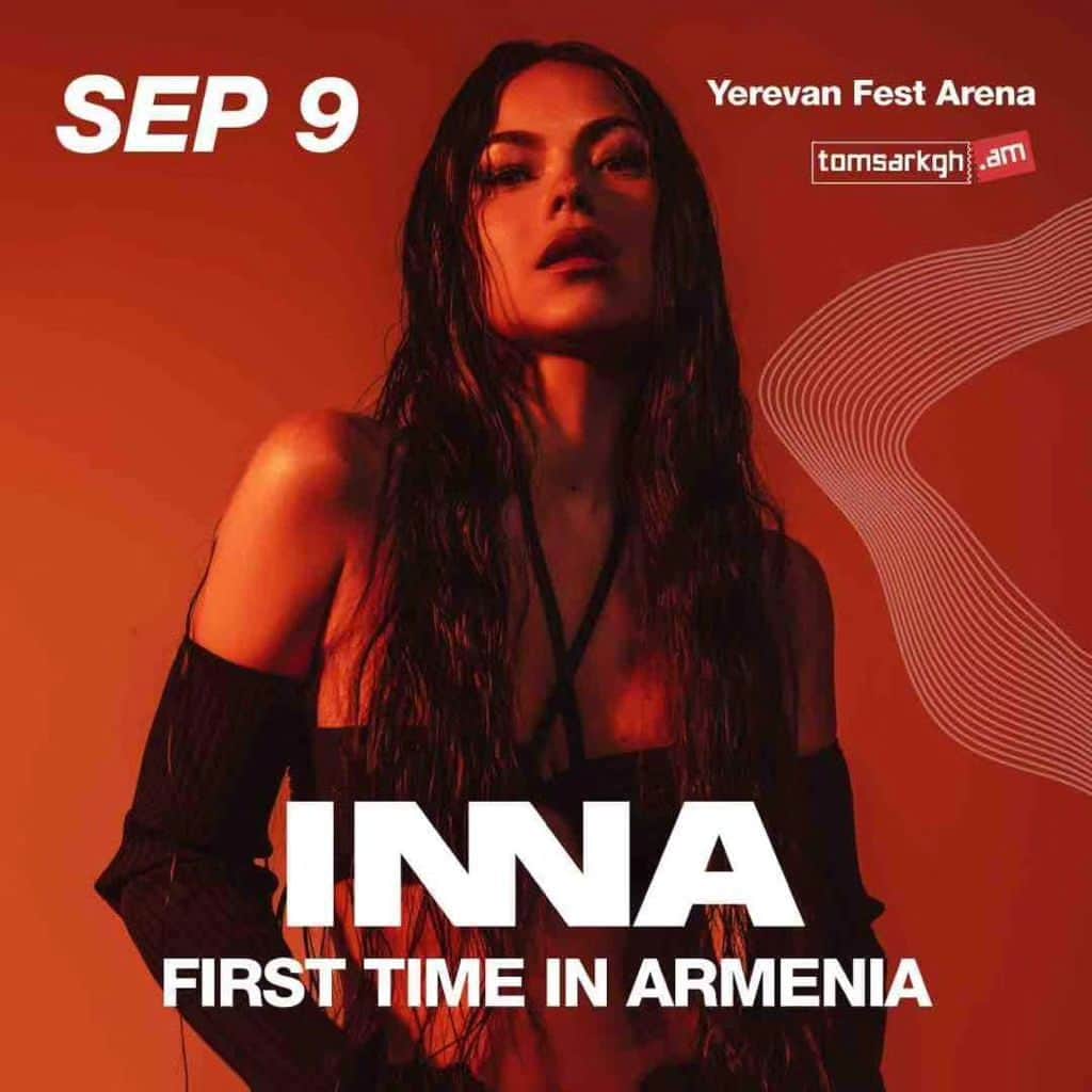 インナのインスタグラム：「It's official! I'm coming to Armenia! Book your tickets and get your comfi shoes!」