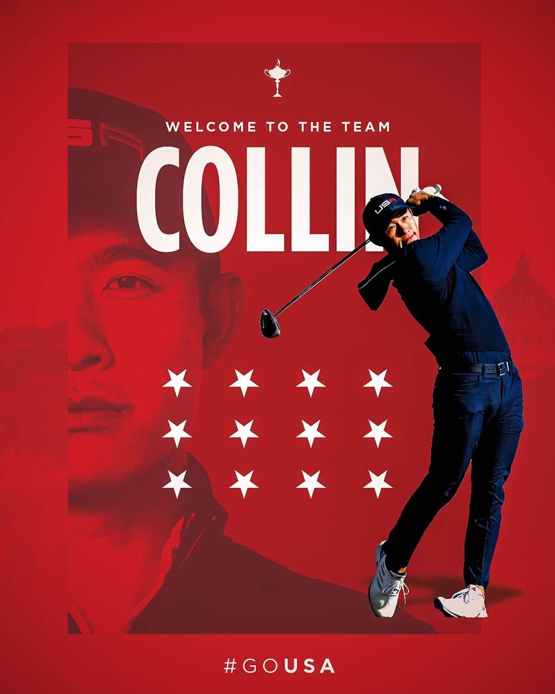 コリン ・モリカワのインスタグラム：「Welcome to the team, @collin_morikawa 👊」