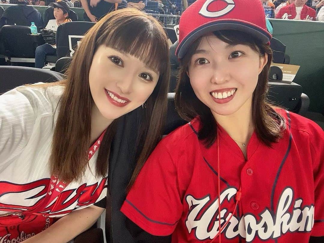 倭早希のインスタグラム：「. . .  5/13  延長12回😱😱😱😱😱の日。笑  . #カープ#カープ女子#carp#🎏 #東京ドーム」