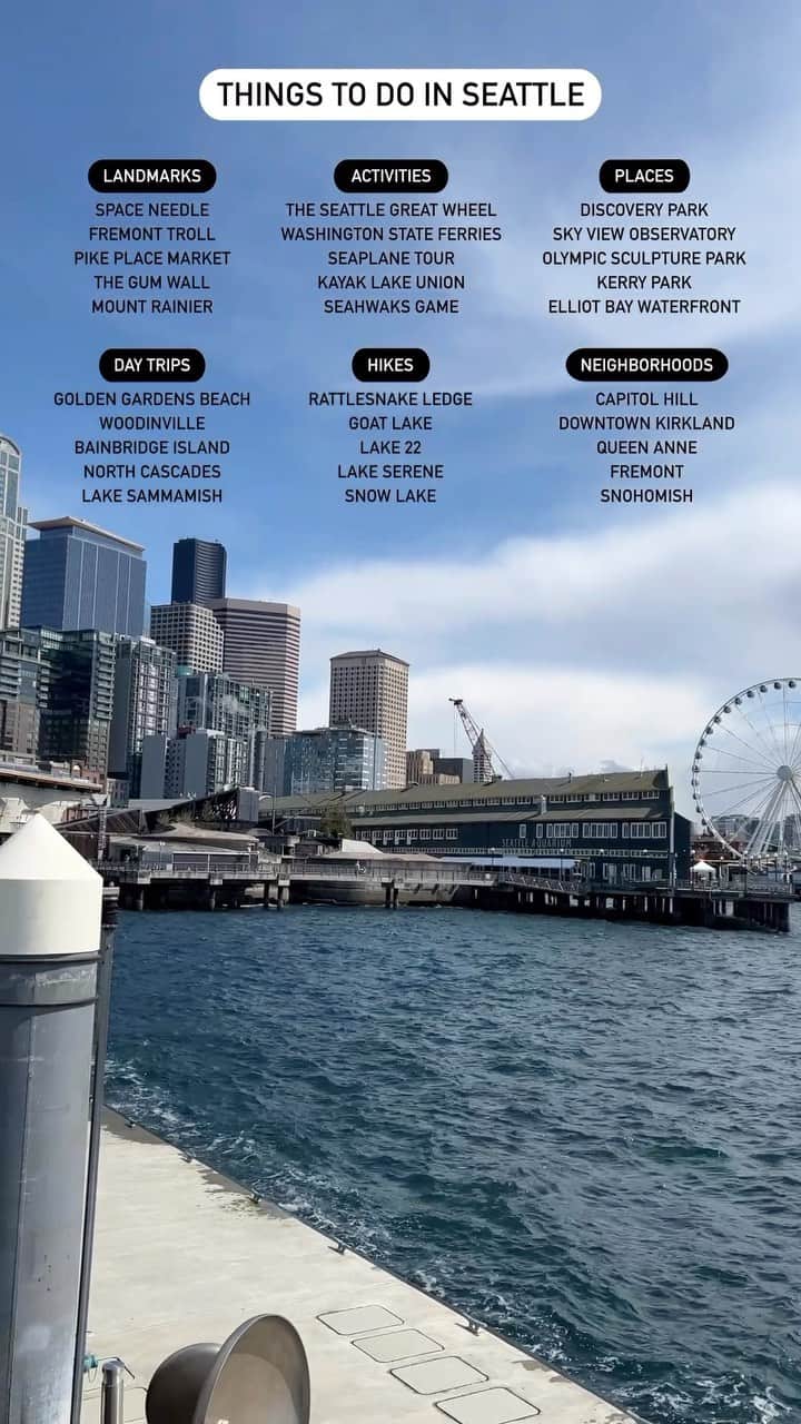 デルタ航空のインスタグラム：「If you’re getting ready to explore the Emerald City and need a little inspo, we got you.」
