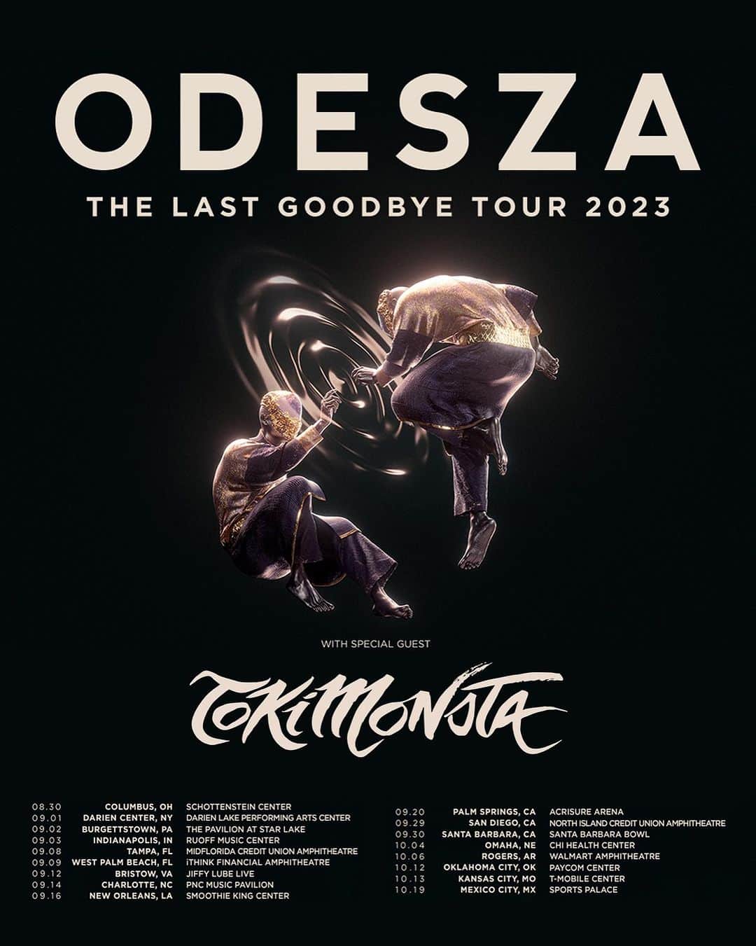 TOKiMONSTAさんのインスタグラム写真 - (TOKiMONSTAInstagram)「T-minus one DAY until The Last Goodbye tour commences ~ come dance the night away with me + @odesza in a city near you 💫」8月30日 4時28分 - tokimonsta