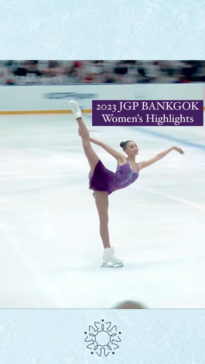 ポリーナ・エドモンズのインスタグラム：「🗣️ Women’s highlights from the 2023 JGP Bangkok^  PODCAST EP 123✨I recap the top 6 women from the first JGP of the 2023 season in Bangkok, Thailand:  -Ami Nakai (JPN) -Yuseong Kim (KOR) -Heesue Han (KOR) -Yo Takagi (JPN) -Annika Chao (USA) -Sophia Shifrin (ISR) 💖  🎙Full Episode on Spotify and Apple Podcasts, The Iron Butterfly!   ____ #figureskatingpodcast #figureskating #tripleaxel #jgpbangkok #aminakai #yuseongkim #heesuehan #yotakagi #annikachao #sophiashiffrin」