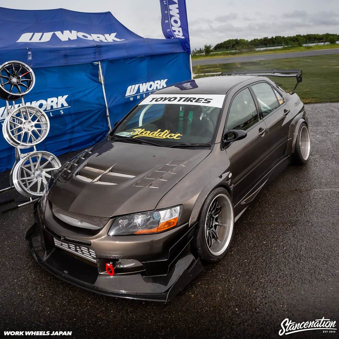 のインスタグラム：「Sick EVO sitting on @workwheelsjapan ❤️ #stancenation #workwheelsjapan」