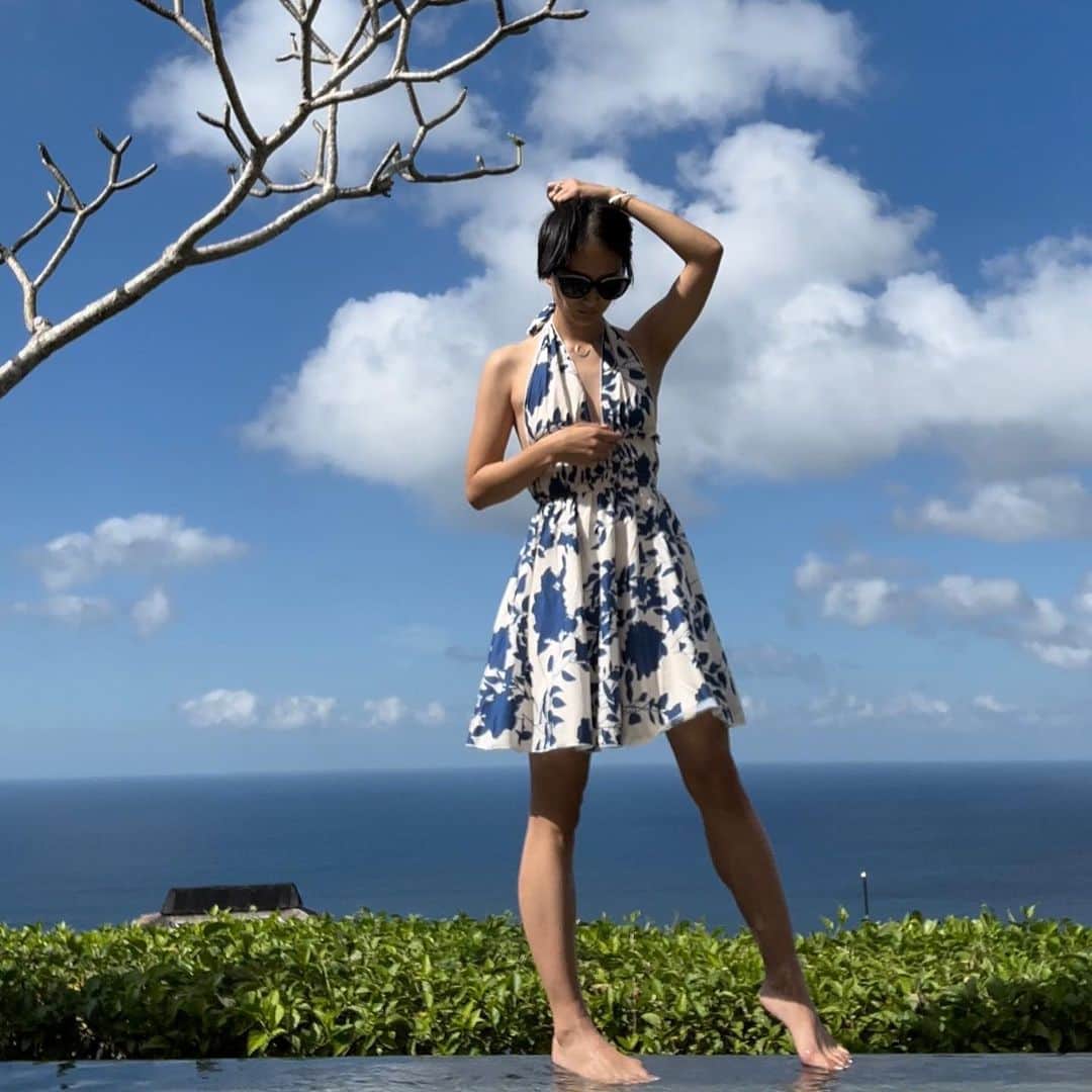 落合リザのインスタグラム：「Blue💙🩵🛜」