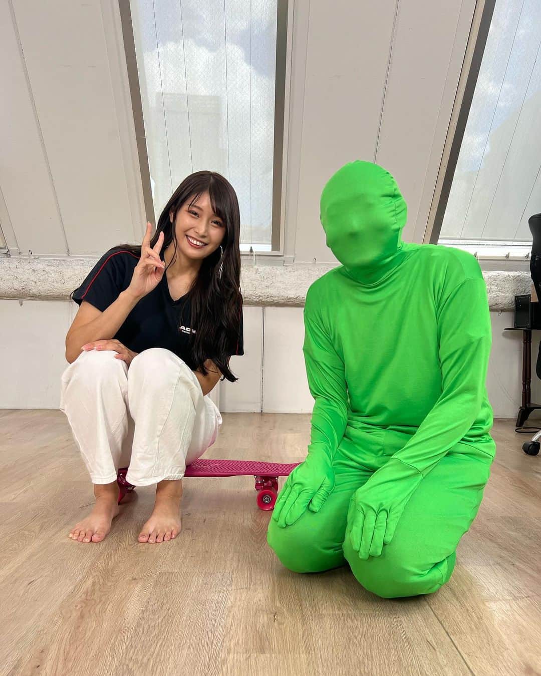 のインスタグラム：「日記 大人になっても皆で大笑いできて幸せな1日でした ありがとう…グリーンマン…」