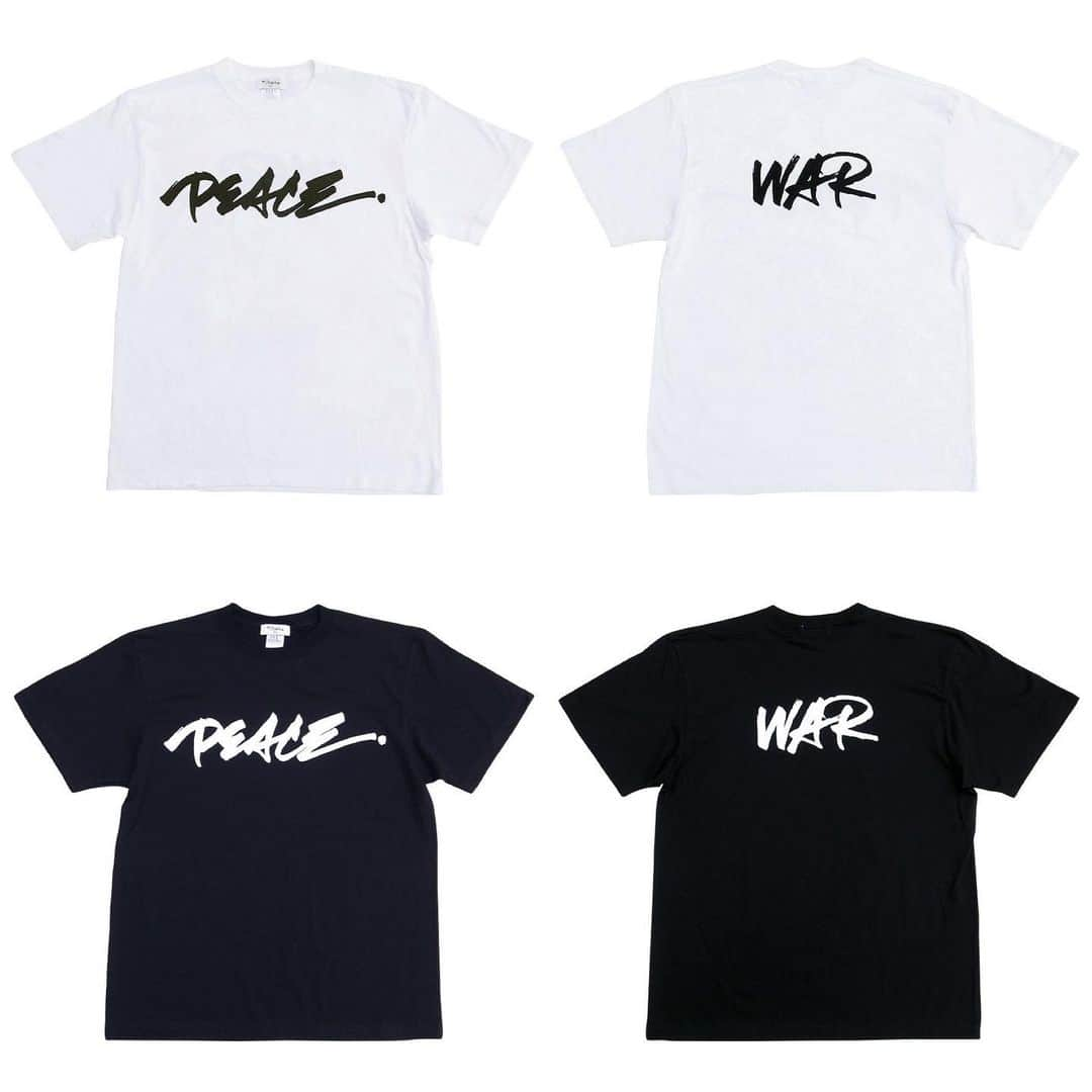 Shing02のインスタグラム：「Peace / War S02 tag t & long-t now at indyvisual.org 🇯🇵 online and in-store in daikanyama @indyvisual_toya」