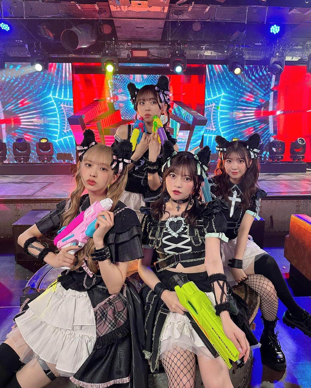 のインスタグラム：「🌟Now streaming worldwide!🌟 Wasuta's new single  ❤️‍🔥Melo Melo! Love Rock❤️‍🔥  本日リリース！ Newシングル 「メロメロ！ラヴロック」 ぜひ沢山聴いて下さい♡!! https://avex.lnk.to/Melo_Melo_Love_Rock  #wasuta #わーすた #jpop #japanesegirl #かわいい #kawaii #harajuku #japaneseidol #japaneseidols #japanesemusic #newmusic #newsingle #シングル #リリース #メロメロラヴロック #アイドル衣装 #猫耳 #와스타」