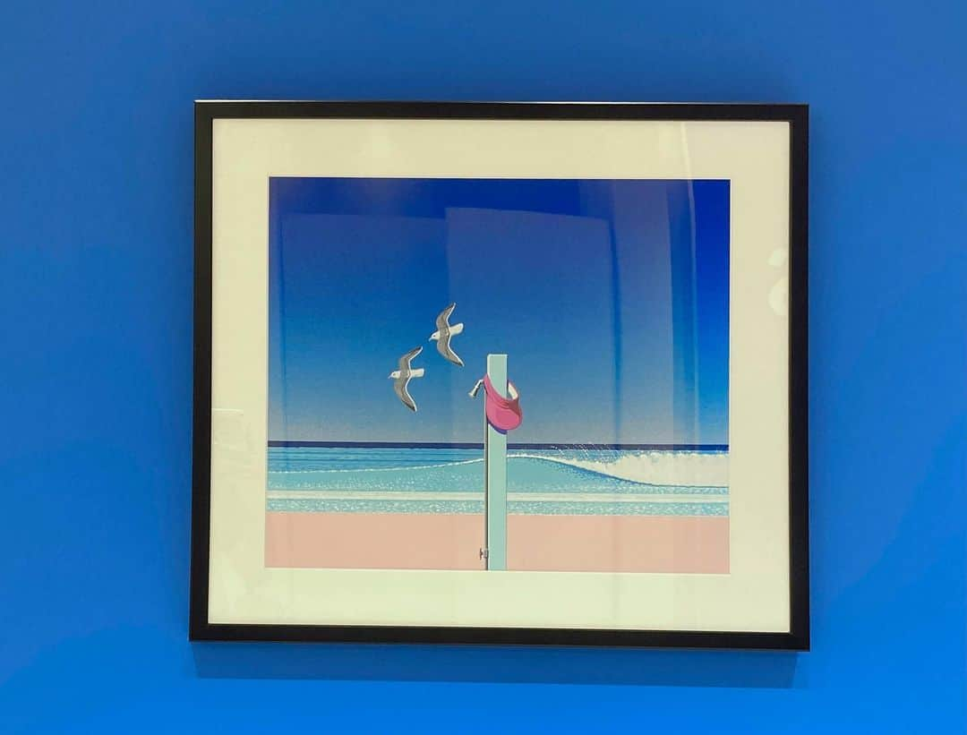 島倉りかのインスタグラム：「 ︎︎ Palm Street Songs🌴 HIROSHI NAGAI  #永井博 さん #palmstreetsongs   #BEYOOOOONDS」