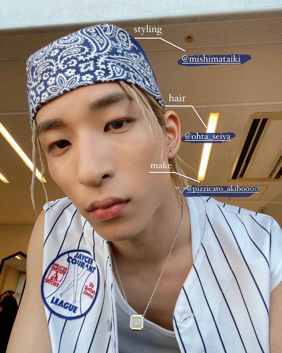 古幡亮（WATWING）のインスタグラム：「🩵💙❤️」
