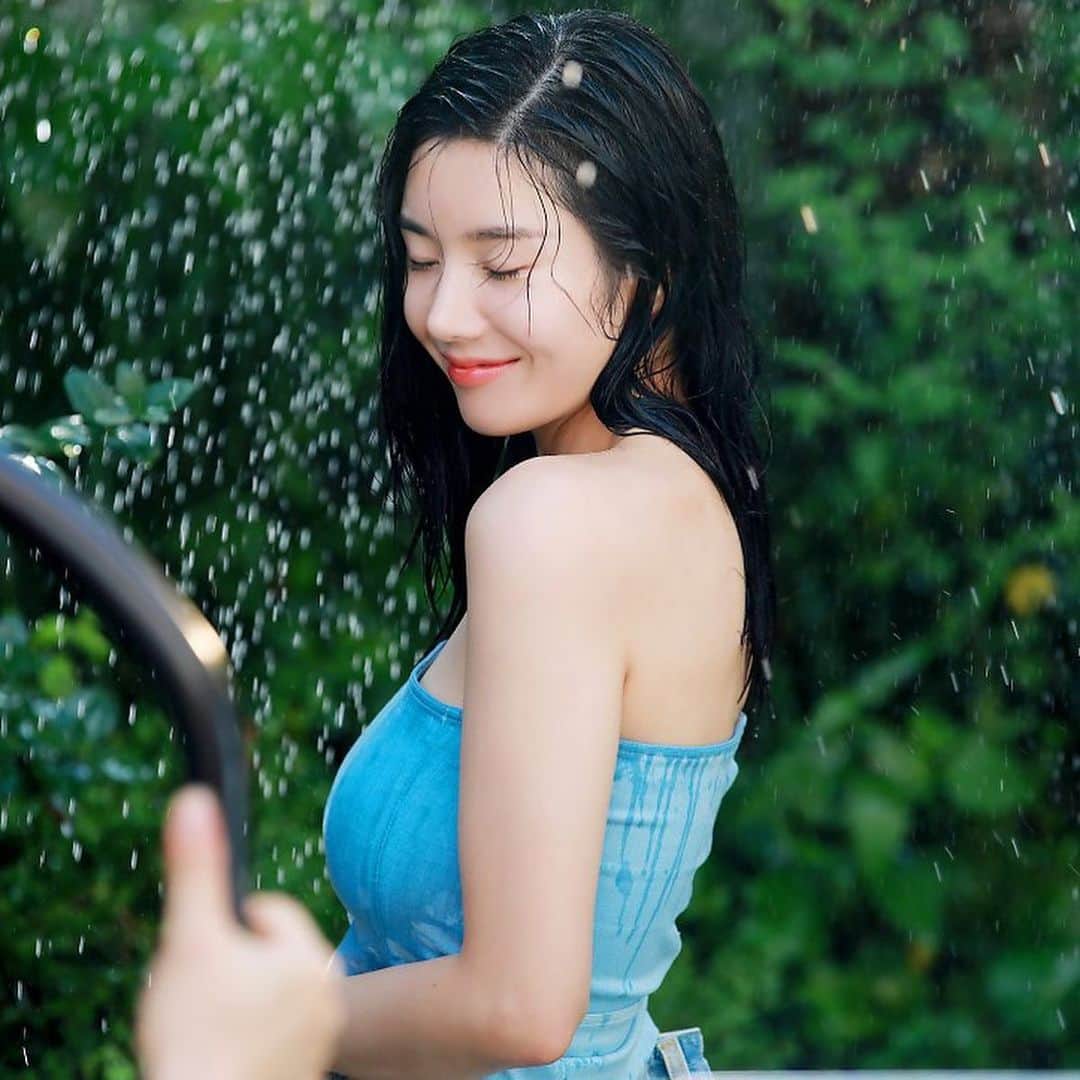 クォン・ウンビのインスタグラム：「#KWONEUNBI x 9WISHES BTS   #EUNBI #권은비  #ウンビ ##權恩妃」