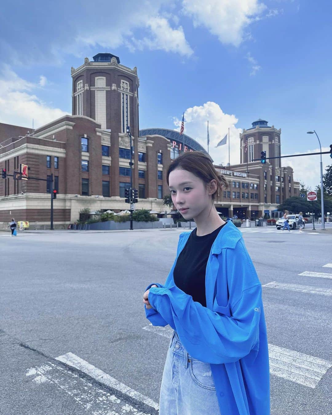 のインスタグラム：「💙」