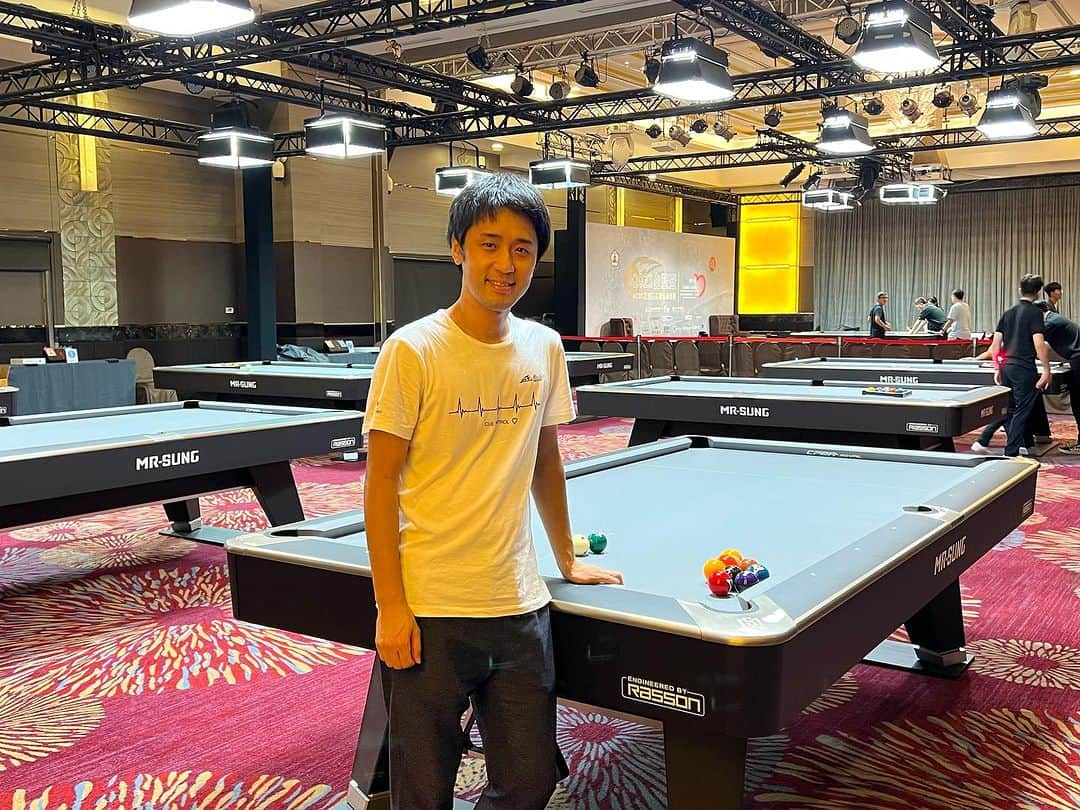 土方隼斗のインスタグラム：「今日からアジア選手権スタートです！ 昨日のミーティングは日本メンバー全員で写真撮影。 僕の初戦の相手は台湾のウークンリンプロになりました！ かなりきついとこになりましたが楽しみながら頑張ります💪」